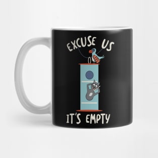 Funny Birding It's Empty Birdfeeder Mug